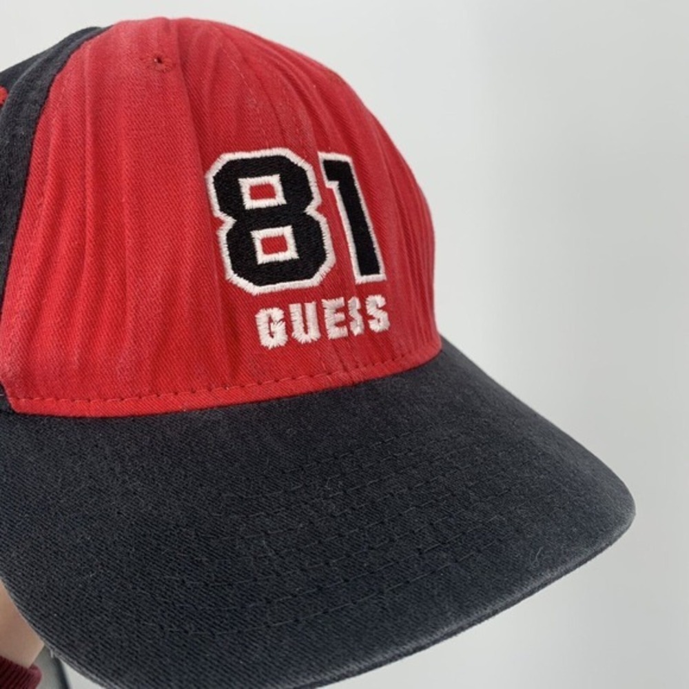 Guess Red and Black Men's Hat
